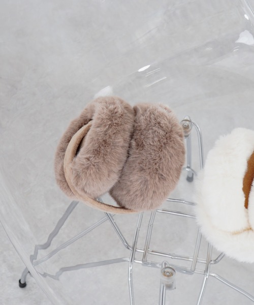 archives（アルシーヴ）の「もこもこイヤマフ（イヤーマフ・レディース・モカ・FREE）」の6枚目の写真