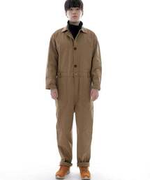 SAINTCREW（セントクルー）の「Center Button & Zip-Up Tapered Jumpsuit CBZ-505 Camel（つなぎ/オールインワン・メンズ）」