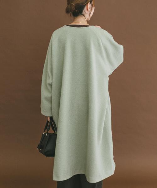 ITEMS URBANRESEARCH(アイテムズ アーバンリサーチ)の「シャーベットカラーコート(その他アウター・レディース・ホワイト系その他/ミント/ブラウン系その他・FREE)」の6枚目の写真