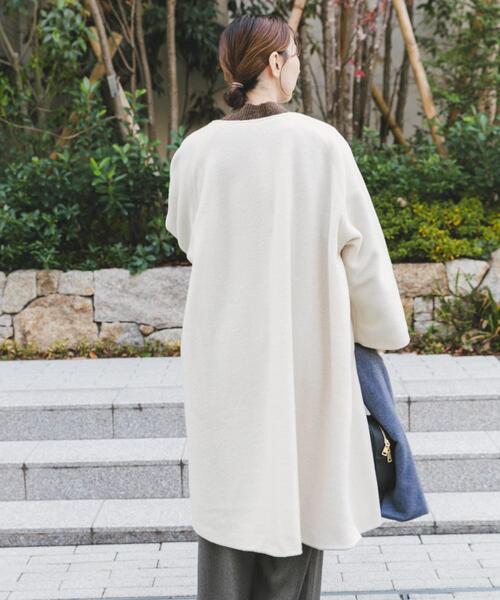 ITEMS URBANRESEARCH(アイテムズ アーバンリサーチ)の「シャーベットカラーコート(その他アウター・レディース・ホワイト系その他/ミント/ブラウン系その他・FREE)」の15枚目の写真