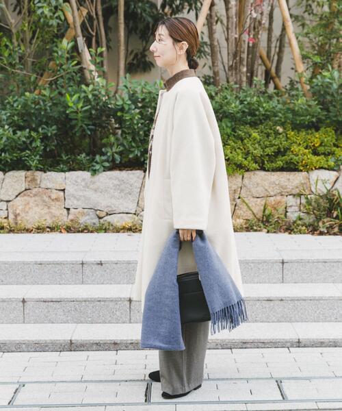 ITEMS URBANRESEARCH(アイテムズ アーバンリサーチ)の「シャーベットカラーコート(その他アウター・レディース・ホワイト系その他/ミント/ブラウン系その他・FREE)」の16枚目の写真