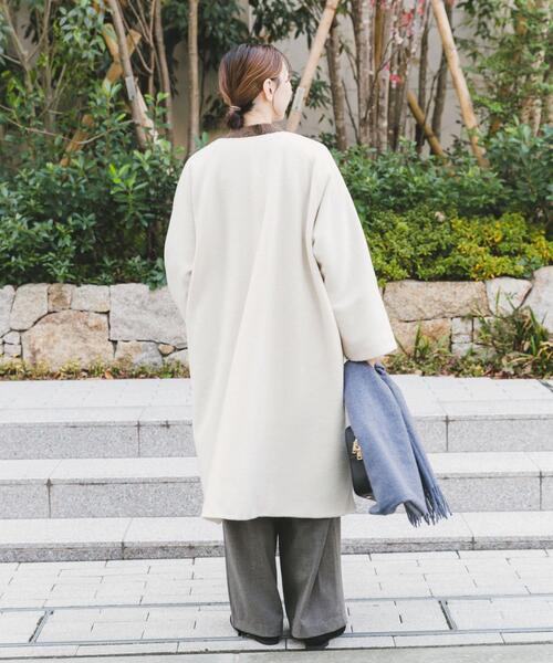 ITEMS URBANRESEARCH(アイテムズ アーバンリサーチ)の「シャーベットカラーコート(その他アウター・レディース・ホワイト系その他/ミント/ブラウン系その他・FREE)」の17枚目の写真