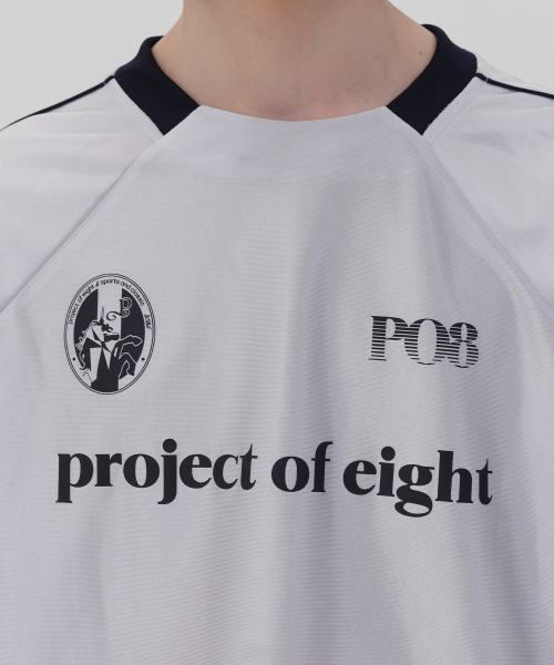 PO8(ピーオーエイト)の「PO8 LEAGUE LONG SLEEVE T-SHIRTS - GREY(Tシャツ/カットソー・レディース・グレー・MEDIUM/LARGE)」の8枚目の写真