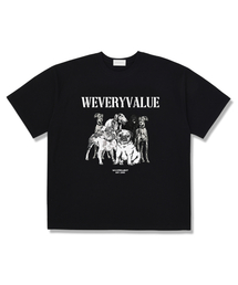 WEVERYVALUE（ウィベリべリュー）の「Dog Project Overfit Short Sleeve T-Shirt Black（Tシャツ/カットソー）」
