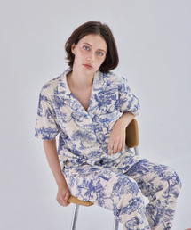 2DREAMERS（2ドリーマーズ）の「Blue Toil Three-Piece Pajama Set（ルームウェア/パジャマ）」