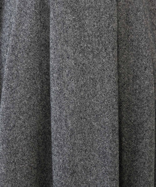 MICA&DEAL(マイカ&ディール)の「ウールタックフレアスカート(スカート・レディース・ライトグレー/ブラック×ホワイト/ブラック・FREE)」の11枚目の写真