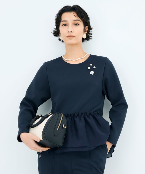 セットアップ対応》ウォッシャブルダンボール×オーガンジーペプラム