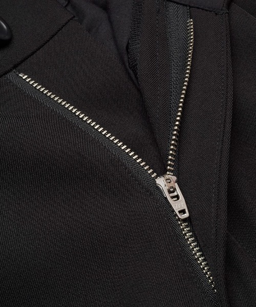 NO ID.(ノーアイディ)の「mp14499-サイドZIPイージーワイドトラウザーズ パンツ(458006-398P)(その他パンツ・メンズ・ブラック/グレー・2/1)」の4枚目の写真