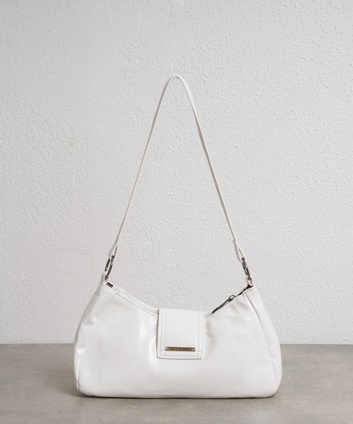 RAY CASSIN(レイカズン)の「バックルベルト付ショルダーバッグ(ショルダーバッグ・レディース・ブラウン/ホワイト/ベージュ・FREE)」の5枚目の写真