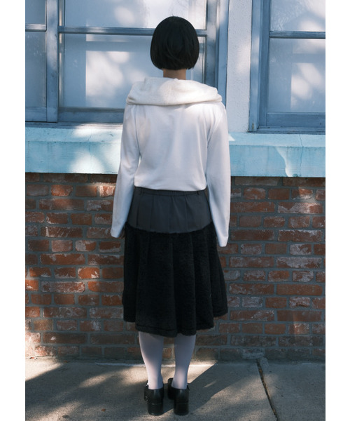PEEVES PEEVES(フィブス フィブス)の「Fluffy Midi Skirt / Black(スカート・レディース・その他・OS)」の3枚目の写真