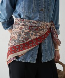 LOUNGEDRESS | 【GALENA/ガレナ】リバーシブルペイズリースカーフ(バンダナ/スカーフ)