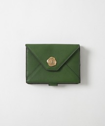 SAN HIDEAKI MIHARA（サンヒデアキミハラ）の「【SAN HIDEAKI MIHARA】日本製　メール型二つ折り財布　スナップボタン開閉式　本革（財布）」