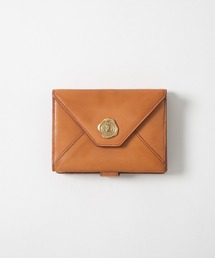 SAN HIDEAKI MIHARA（サンヒデアキミハラ）の「【SAN HIDEAKI MIHARA】日本製　メール型二つ折り財布　スナップボタン開閉式　本革（財布）」