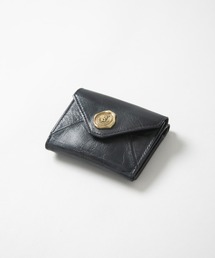 SAN HIDEAKI MIHARA（サンヒデアキミハラ）の「【SAN HIDEAKI MIHARA】日本製　メール型二つ折り財布　スナップボタン開閉式　本革（財布）」