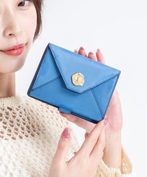 Rivel（リヴェル）の「【SAN HIDEAKI MIHARA】日本製　メール型二つ折り財布　スナップボタン開閉式　本革（財布）」