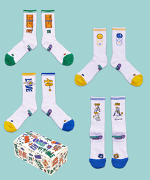 ODDSOCKS（オッドソックス）の「[ギフトセット] クールマックステニスクルーソックスA 4個入り（スポーツグッズ・レディース）」