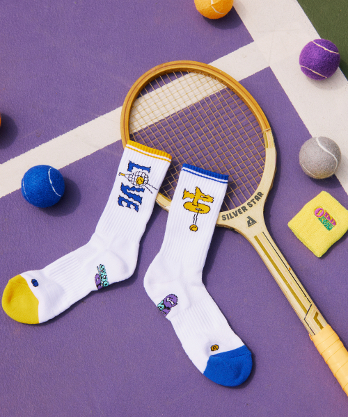 ODDSOCKS（オッドソックス）の「[ギフトセット] クールマックステニスクルーソックスA 4個入り（スポーツグッズ・レディース・その他・L25cm～27cm/M23cm～25cm）」の3枚目の写真