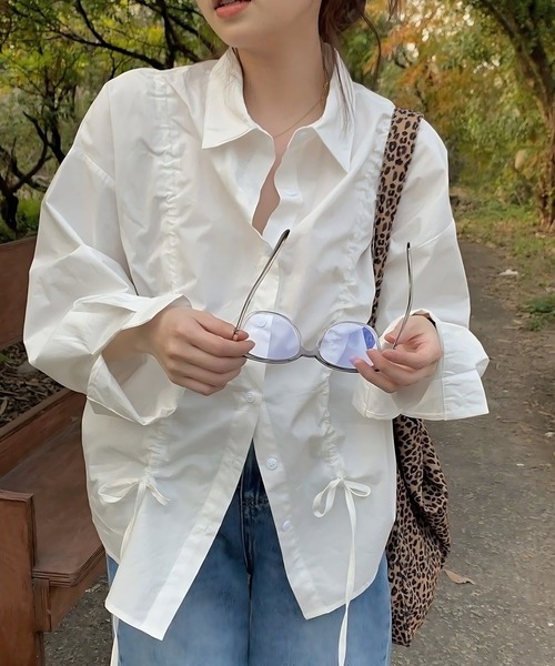 inst.ALL(インストール)の「ドロストシャツ(シャツ/ブラウス・レディース・ホワイト・M)」の16枚目の写真