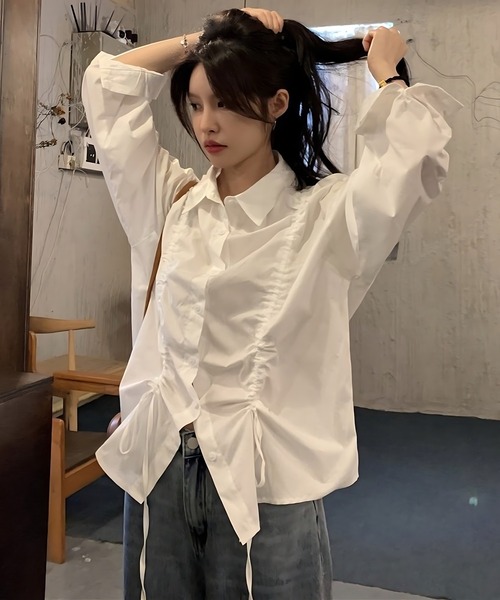 inst.ALL(インストール)の「ドロストシャツ(シャツ/ブラウス・レディース・ホワイト・M)」の18枚目の写真