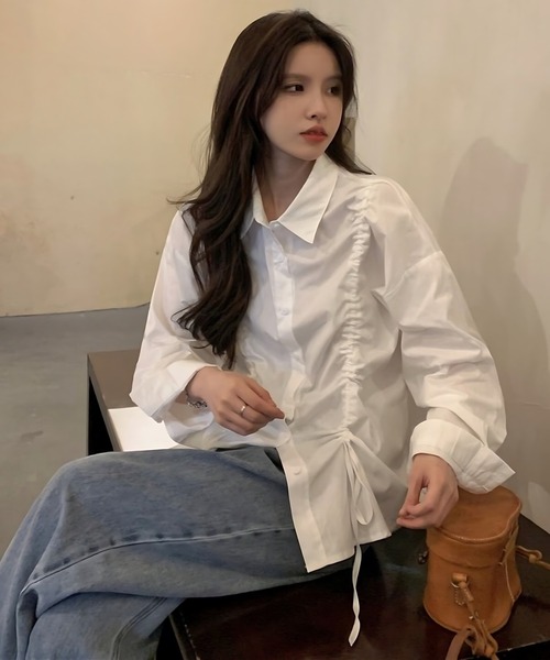 inst.ALL(インストール)の「ドロストシャツ(シャツ/ブラウス・レディース・ホワイト・M)」の22枚目の写真