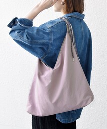SHIPS any: A4 Vカット コードハンドル トート バッグ