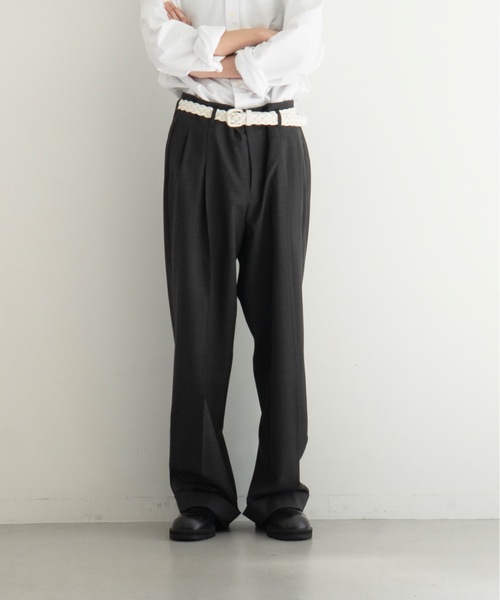 カイポン KAIKO Wool wide slacks（スラックス）｜KAIKO（カイコー）の