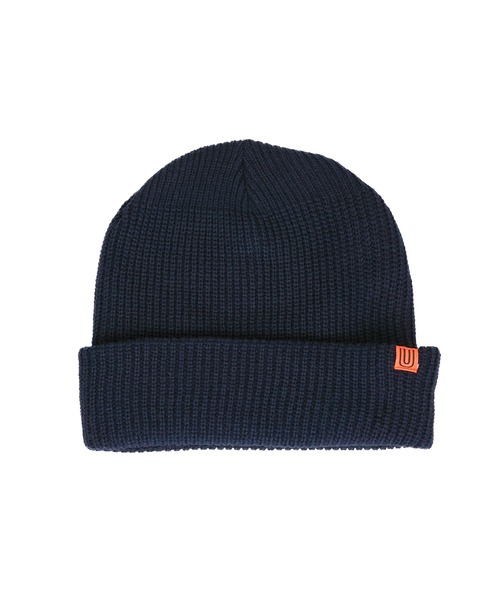 UNIVERSAL OVERALL(ユニバーサルオーバーオール)の「●UNIVERSAL OVERALL●Original Beanie(ニットキャップ/ビーニー・メンズ・ブラック/ネイビー/チャコールグレー・FREE)」の3枚目の写真