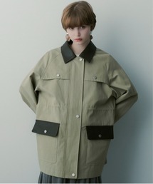 SERENO（セレーノ）の「バイカラー サファリジャケット（その他アウター）」