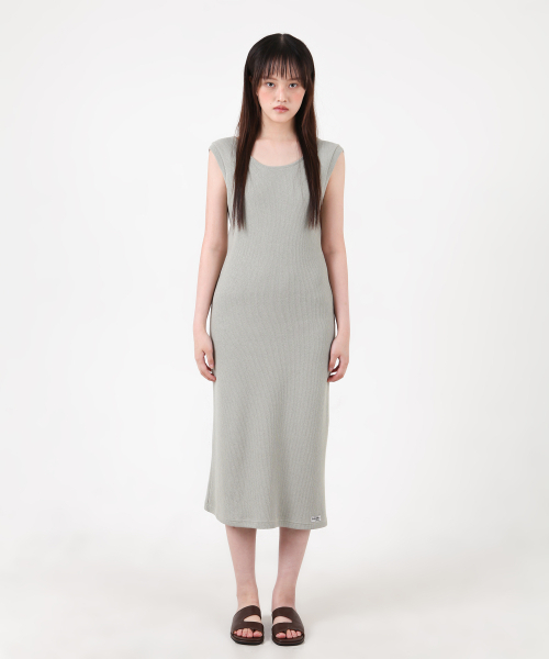KATHARSIS（カタルシス）の「ニッティングタンクトップバックレスロングワンピースグリーン ONE SIZE（ワンピース・レディース・その他・ONE SIZE）」の2枚目の写真