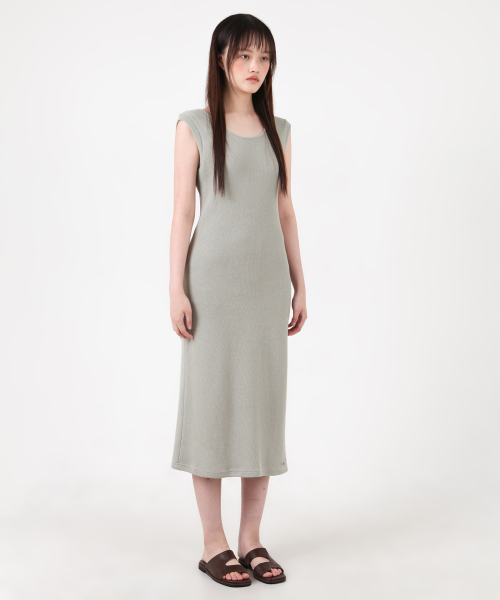 KATHARSIS（カタルシス）の「ニッティングタンクトップバックレスロングワンピースグリーン ONE SIZE（ワンピース・レディース・その他・ONE SIZE）」の3枚目の写真