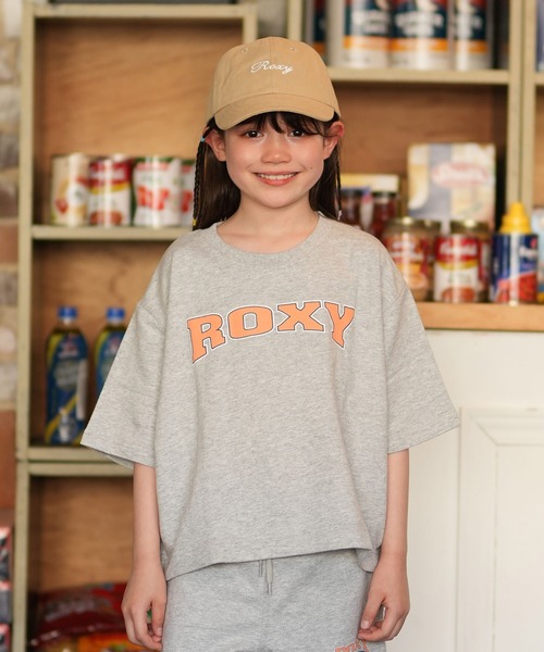 セール】ROXY/ロキシー ミニ裏毛Tシャツ キッズ MINI WAVE CLUB S/STEE