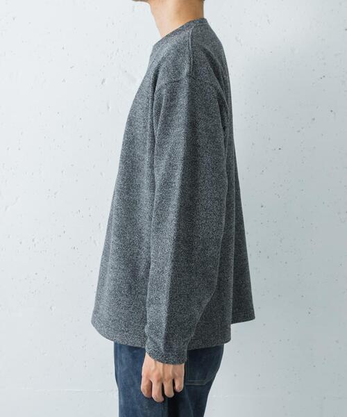 crepuscule（クレプスキュール）の「crepuscule　Co/Ra Moss Stitch Pullover（ニット/セーター・メンズ・ホワイト系その他/グレー/ブラック・1/2）」の7枚目の写真
