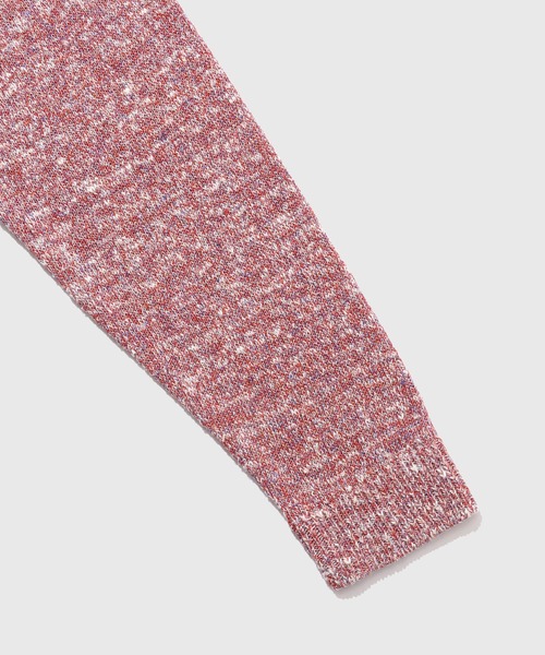 ADAM ET ROPE'(アダムエロペ)の「【SESIA】カラーネップニットプルオーバー(ニット/セーター・メンズ・イエロー系その他2/レッド系その他2・L/M)」の5枚目の写真