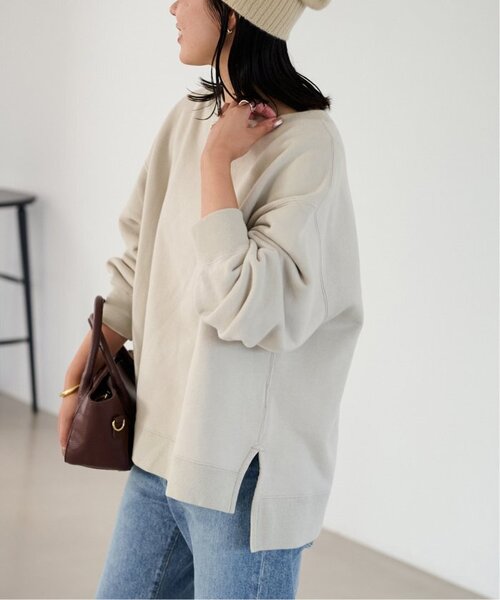 ≪一部カラーWEB限定 / 追加≫ボートネックワイドスウェット