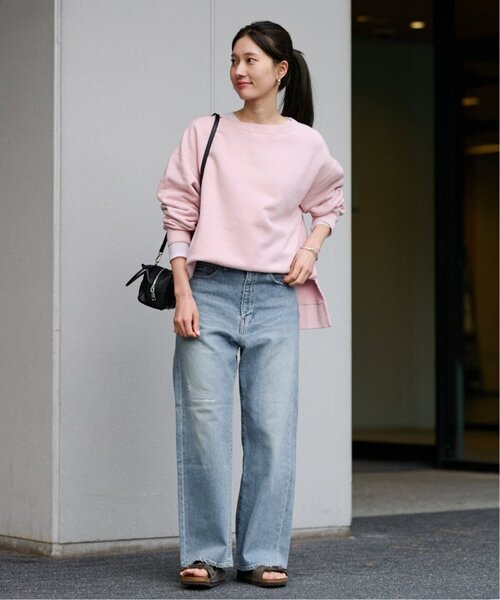 ≪一部カラーWEB限定 / 追加≫ボートネックワイドスウェット