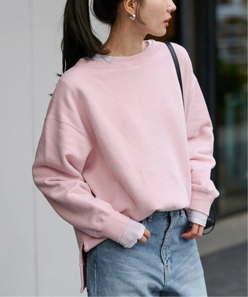 ≪一部カラーWEB限定 / 追加≫ボートネックワイドスウェット