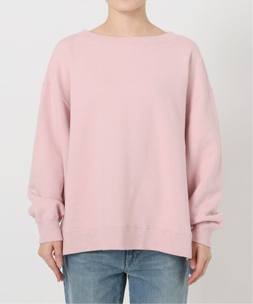 FRAMeWORK(フレームワーク)の「≪一部カラーWEB限定 / 追加≫ボートネックワイドスウェット(スウェット・レディース・ブラック/グレー/ベージュ/ピンク・FREE)」の19枚目の写真