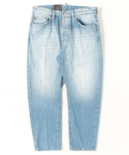 新品同様DSQUARED2サマーデニムメタルロゴホワイトパンツ44ジーンズ セール】Bro Jean/0251（デニムパンツ）｜DSQUARED2（ディースクエアー