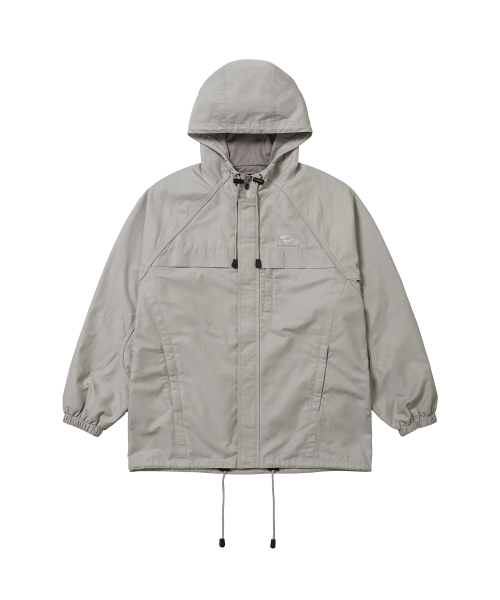 WELLBEING EXPRESS(ウェルビーイングエクスプレス)の「Middle Length Windbreaker Light Grey(ナイロンジャケット・レディース・その他・ONE SIZE)」の1枚目の写真
