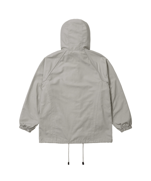 WELLBEING EXPRESS(ウェルビーイングエクスプレス)の「Middle Length Windbreaker Light Grey(ナイロンジャケット・レディース・その他・ONE SIZE)」の2枚目の写真