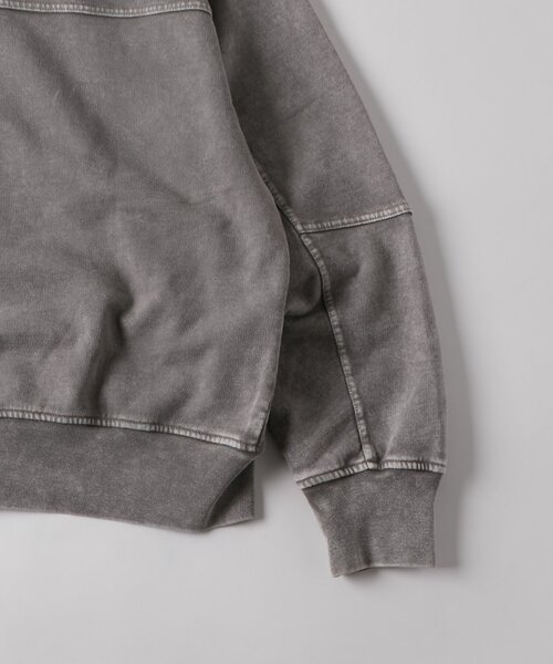 WHO'S WHO gallery（フーズフーギャラリー）の「【UNISEX】KOOKY'N ケミカルスタッズ切り替えジップパーカー（パーカー・レディース・ブラック/ライトグレー・MEDIUM/SMALL）」の18枚目の写真