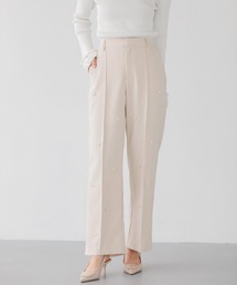 フラップポケットパールワイドパンツ（その他パンツ）｜Fit more