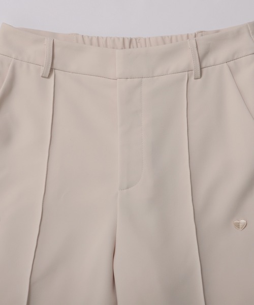 Fit more(フィットモア)の「ハートモチーフワイドパンツ(その他パンツ・レディース・アイボリー/ブラック・M/S/PS)」の13枚目の写真