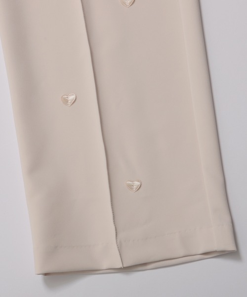 Fit more(フィットモア)の「ハートモチーフワイドパンツ(その他パンツ・レディース・アイボリー/ブラック・M/S/PS)」の18枚目の写真