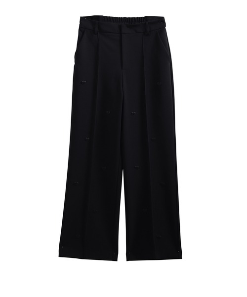 Fit more(フィットモア)の「ハートモチーフワイドパンツ(その他パンツ・レディース・アイボリー/ブラック・M/S/PS)」の20枚目の写真