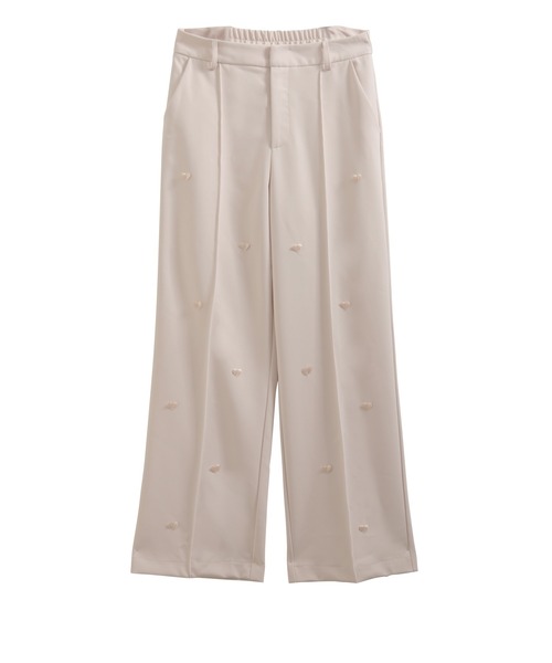 Fit more(フィットモア)の「ハートモチーフワイドパンツ(その他パンツ・レディース・アイボリー/ブラック・M/S/PS)」の21枚目の写真