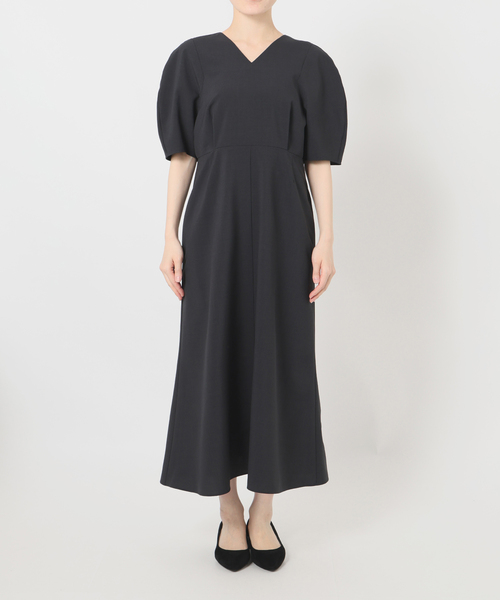 VERMEIL par iena（ヴェルメイユパーイエナ）の「ラウンドスリーブワンピース（ワンピース・レディース・ラベンダー/ネイビー・38/36）」の11枚目の写真