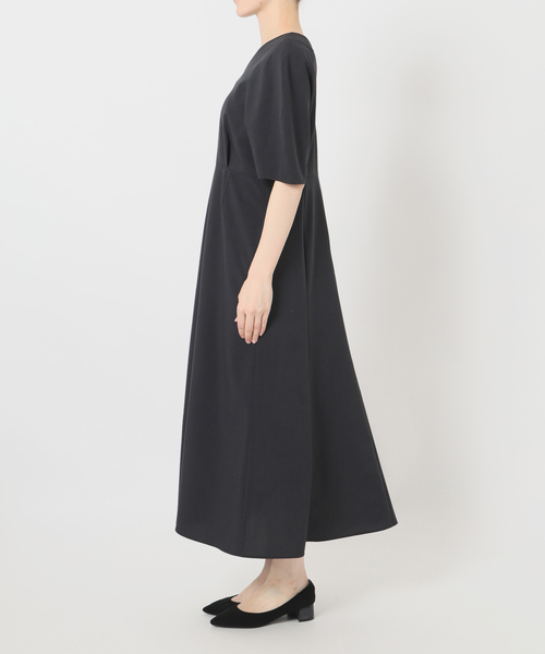 VERMEIL par iena（ヴェルメイユパーイエナ）の「ラウンドスリーブワンピース（ワンピース・レディース・ラベンダー/ネイビー・38/36）」の12枚目の写真