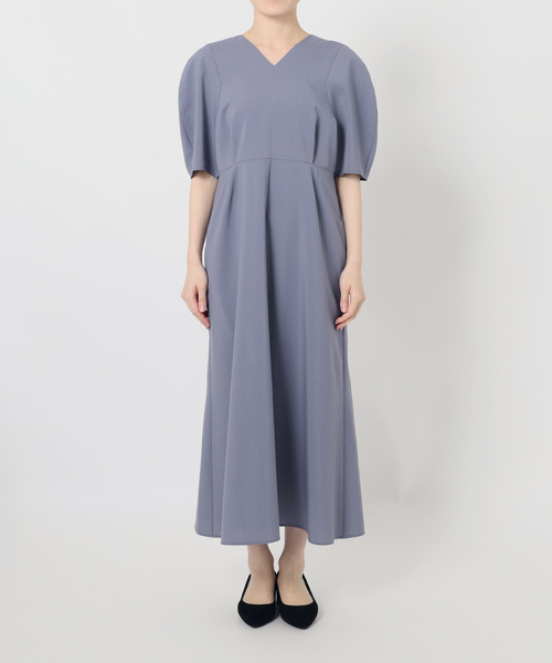 VERMEIL par iena（ヴェルメイユパーイエナ）の「ラウンドスリーブワンピース（ワンピース・レディース・ラベンダー/ネイビー・38/36）」の21枚目の写真