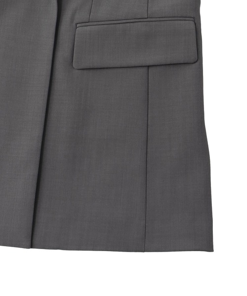 DRESSLAVE(ドレスレイブ)の「B7 / dry gaba double jacket(ドライギャバダブルジャケット)(テーラードジャケット・レディース・ベージュ/グレー・38)」の12枚目の写真